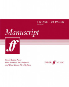 Manuscript A5 6-stave 24pp...