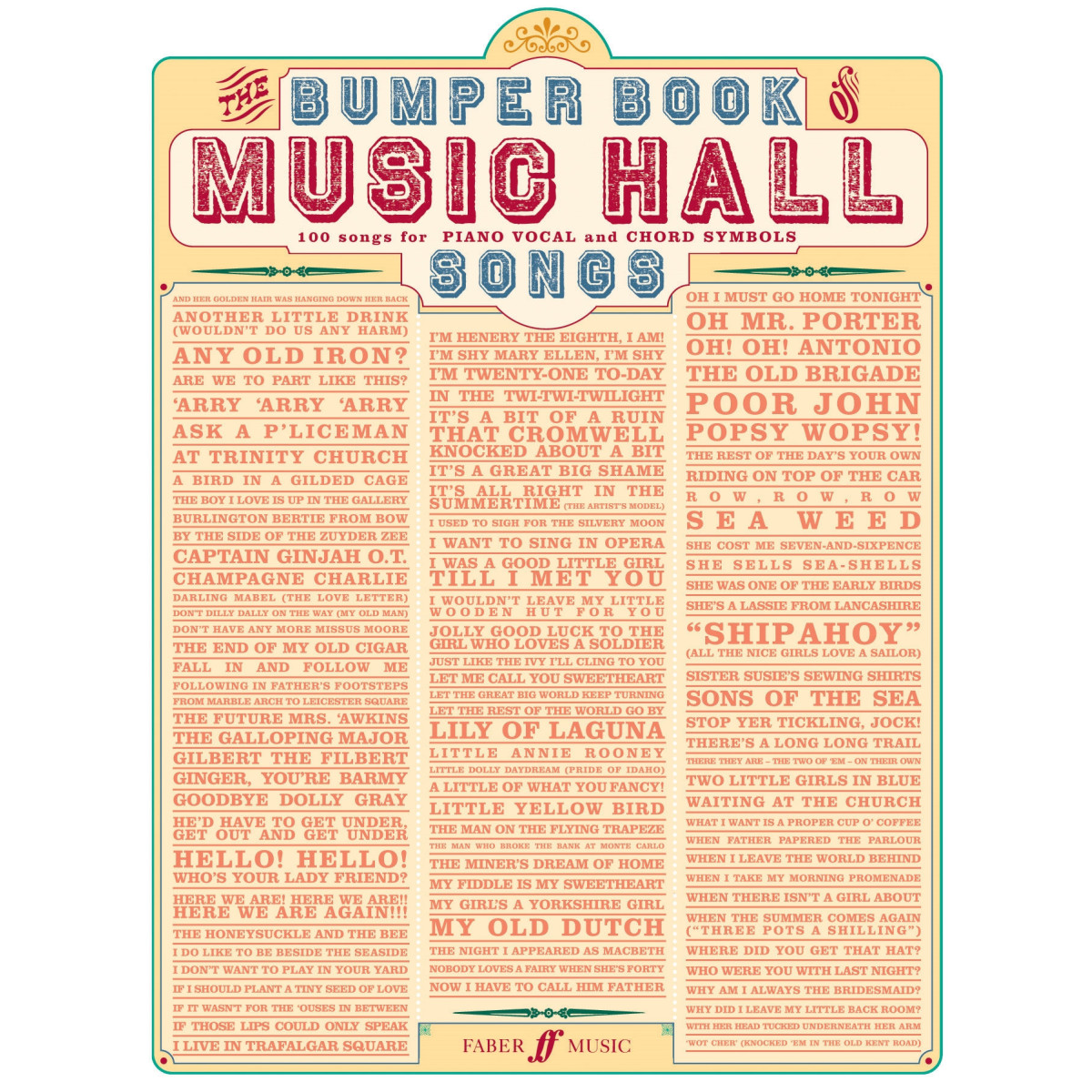 Bumper Book Of Music Hall Songs