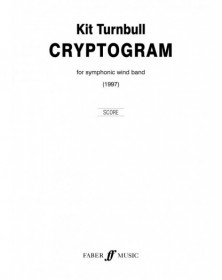 Cryptogram. Wind band
