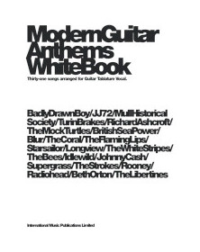 Modern Guitar Anthems. White Book