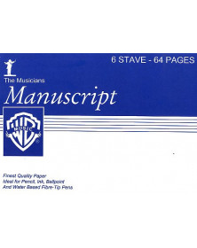 Manuscript A5 6-Stave 64Pp