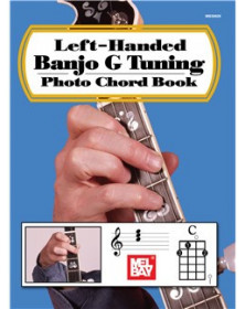 Left-Handed Banjo G Tuning Photo Chord Book