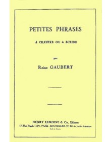 Petites phrases à chanter...