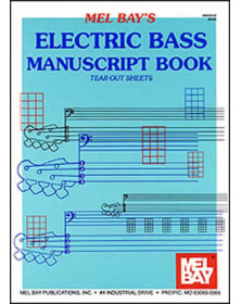 Electric Bass Manuscript Book