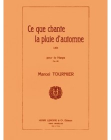 Ce que chante la pluie d'automne Op.49