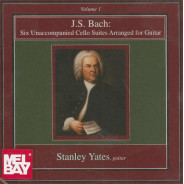 Bach 6 Unaccomp Vlc Suites Gtr Cd