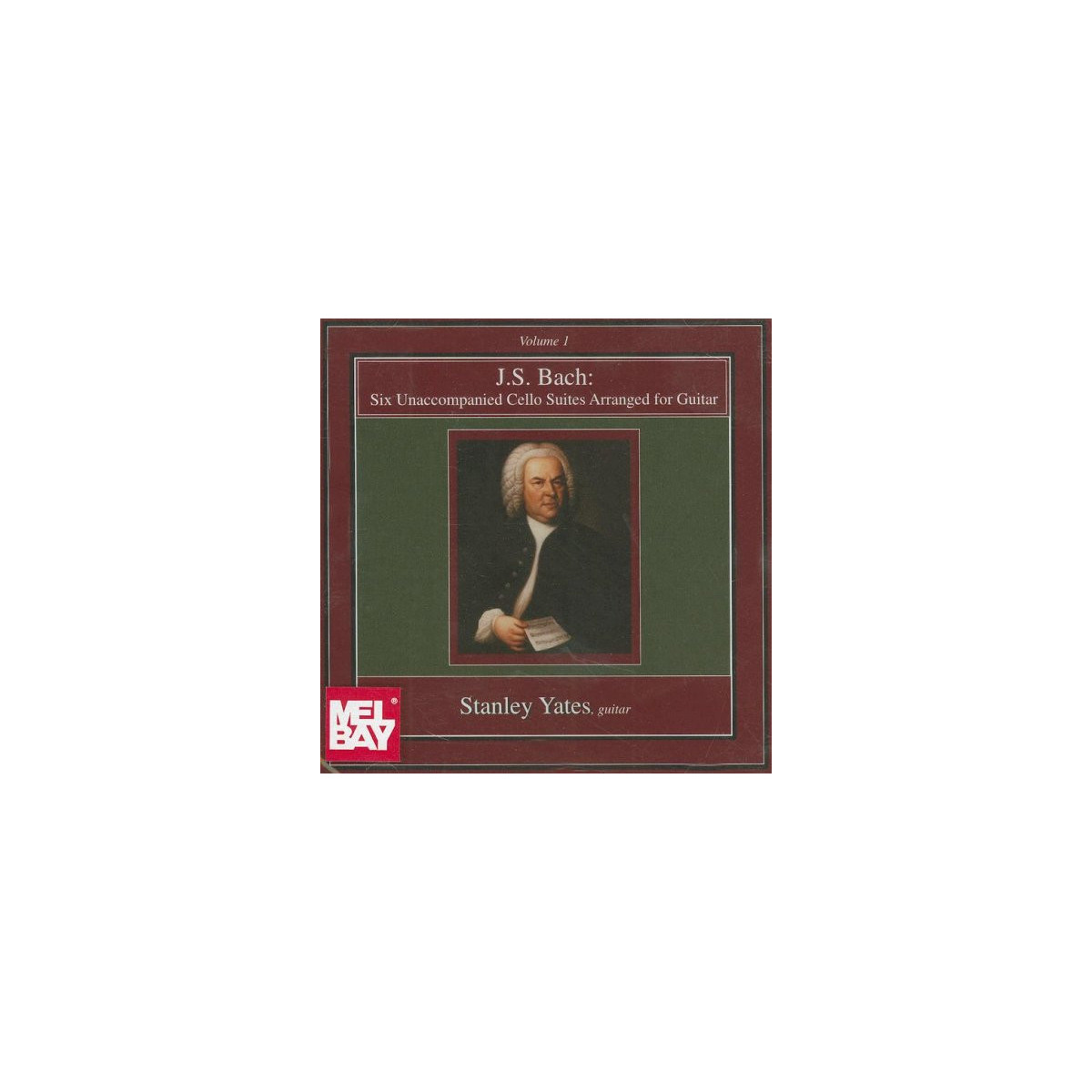 Bach 6 Unaccomp Vlc Suites Gtr Cd