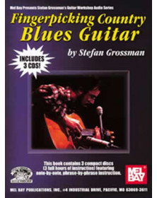 Fingerpicking Country Blues Guitar Book/3-Cd Set