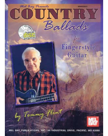 Country Ballads For Fingerstyle Guitar Book/Cd Set