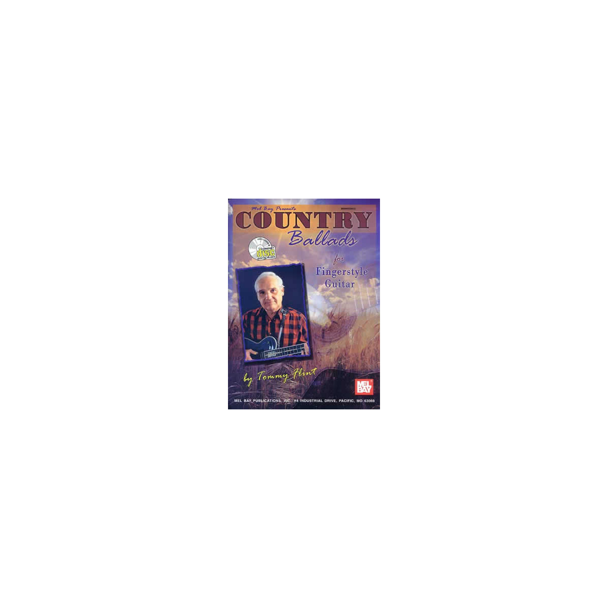 Country Ballads For Fingerstyle Guitar Book/Cd Set