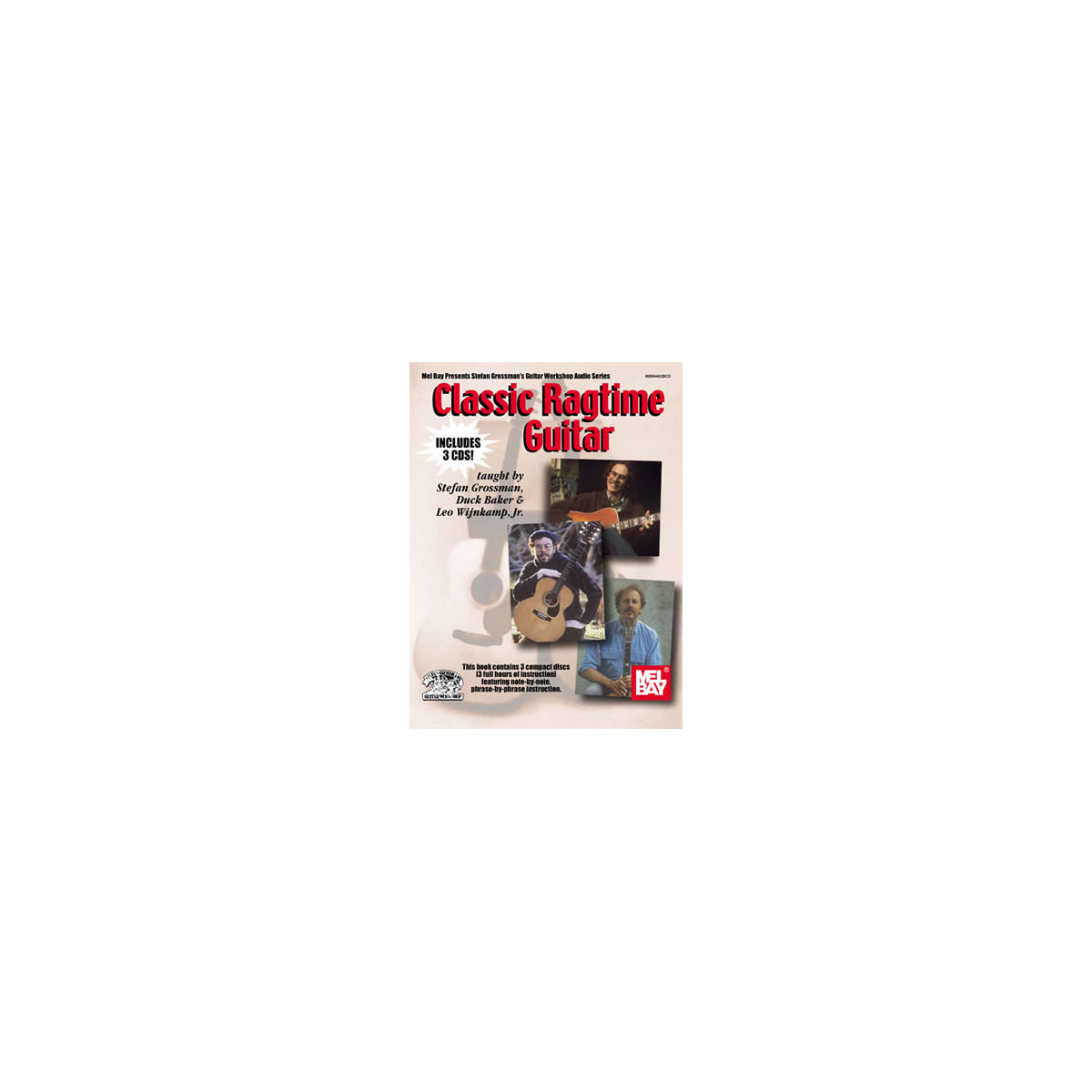 Classic Ragtime Guitar Book/3-Cd Set