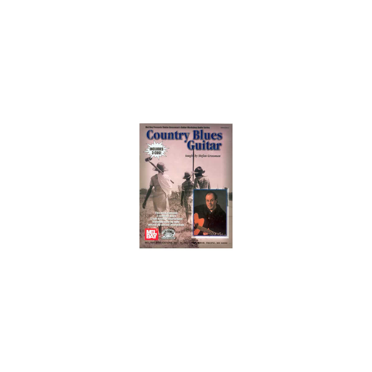 Country Blues Guitar Book/3-Cd Set