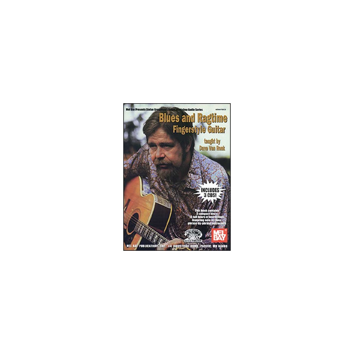 Blues And Ragtime Fingerstyle Guitar Book/3-Cd Set