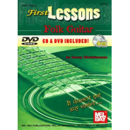 First Lessons Folk Guitar Book/Cd/Dvd Set