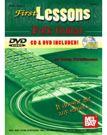 First Lessons Folk Guitar Book/Cd/Dvd Set