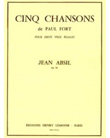 Chansons de Paul Fort Op.18 (5)