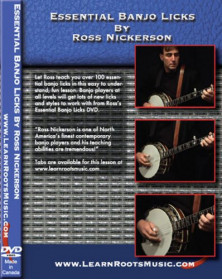 Nickerson Ross Essential Banjo Licks Banjo