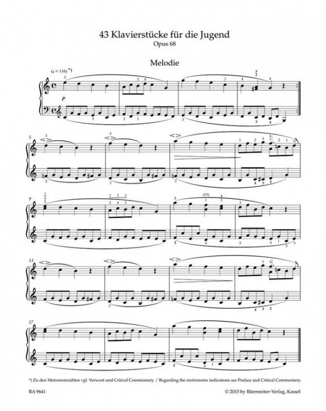 Album für die Jugend - Album pour la jeunesse op. 68