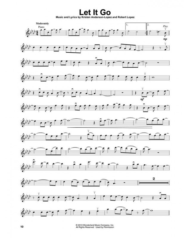 Violin Play-Along volume 48 - Frozen - La Reine des neiges