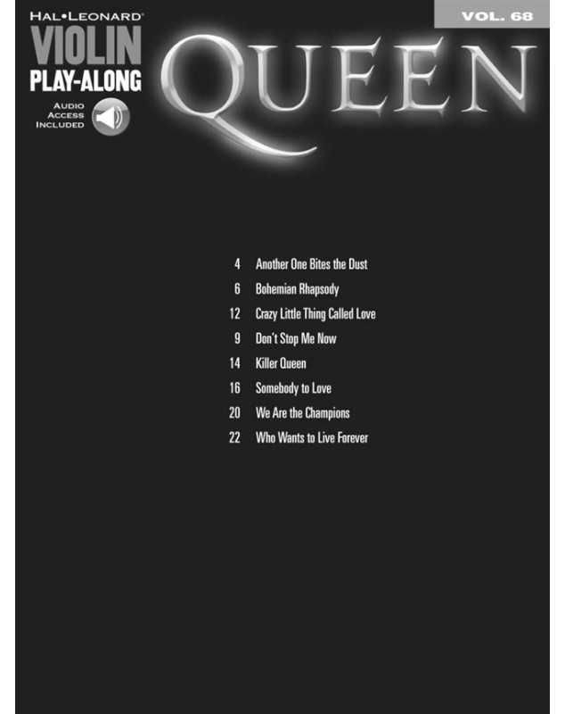Violin Play-Along - Volume 68 - Queen