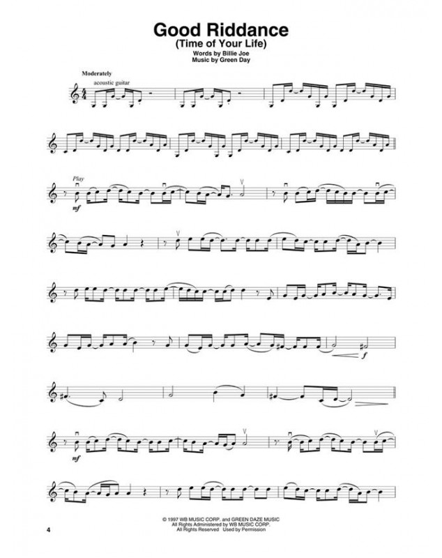 Violin Play-Along Volume 49 - Rock Favorites