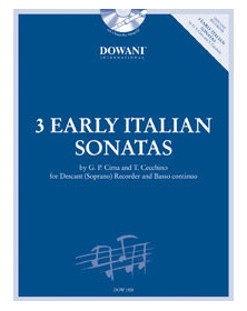 3 Early Italian Sonatas - Giovanni Paolo Cima - T. Cecchino - Dowani