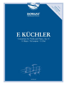 Concertino En Sol Majeur Op.11 - Kuchler - Editions Dowani