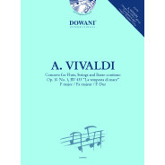 Concerto for Flute, Strings and BC Op. 10 No. 1