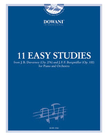 11 Easy Studies for Piano and Orchestra - Dowani