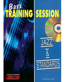 3555111000878 CARMF1133 Jean Morel Bass Training Session : Jazz & Standards Guitare basse Play Music France