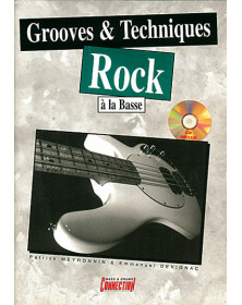 3555111000823 CARMF1167 Patrick Meyronnin_Emmanuel Devignac Grooves and Techniques Rock à la Basse  Bass Play Music France