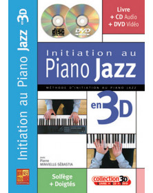 3555111001769 CARMF2057 Pierre Minvielle-Sébastia Initiation au Piano Jazz en 3D Piano Play Music France