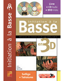 3555111001875 CARMF2082 Frank Nelson Initiationà la Basse 3D Guitare basse Play Music France
