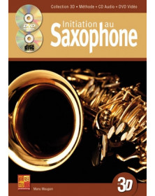 3555111001899 CARMF2101 Manu Maugain Initiation Saxophone 3D Saxophone Play Music France