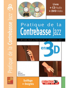 3555111001967 CARMF2105 Michel Beaujean Pratique Jazz 3D Db Double Bass Play Music France