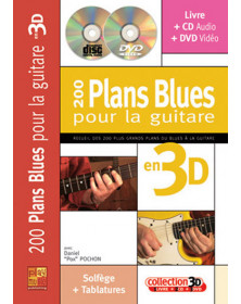 200 Plans Blues Guitare 3D