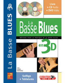 3555111002148 CARMF2178 Gilles Bioteau Basse Blues En 3D Guitare basse Play Music France