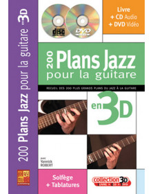 200 Plans Jazz Guitare 3D