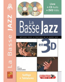 3555111002186 CARMF2232 Francis Darizcuren La Basse Jazz En 3D Guitare basse Play Music France