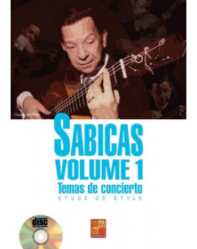 3555111002360 CARMF2249 Claude Worms Sabicas Volume 1 - Temas de concierto Guitare Play Music France