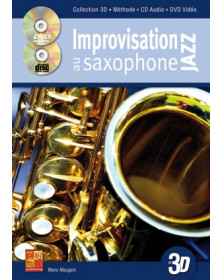 3555111002407 CARMF2251 Manu Maugain Improvisation Jazz 3D Saxophone Play Music France