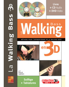 3555111002414 CARMF2252 Pascal Sarfati La Walking Bass En 3D Guitare basse Play Music France