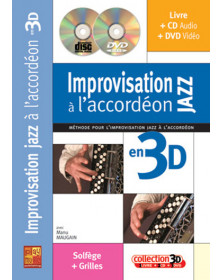 3555111002452 CARMF2288  Improvisation Jazz L'Accordeon 3D Accordéon Play Music France