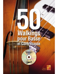 3555111002674 CARMF2337 Bruno Tauzin 50 Walkings pour Basse et Contrebasse Bass Guitare basse Play Music France
