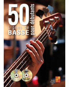 3555111002964 CARMF2361 Bruno Tauzin 50 Lignes De Basse Pour Debutants Bass Guitar Guitare basse Play Music France