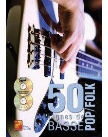 3555111003138 CARMF2377  50 lignes de basse pop/folk Guitare basse Play Music France
