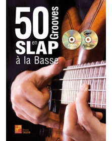 3555111003459 MUSMF0345  50 Grooves en Slap a La Basse Guitare basse Play Music France