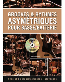 3555111003466 MUSMF0346  Grooves & Rythmes Asymétriques Pour Basse/Batterie Bass and Drums Play Music France
