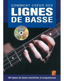 3555111003527 MUSMF0352  Bruno Tauzin: Comment Créer Des Lignes De Basse Guitare basse Play Music France