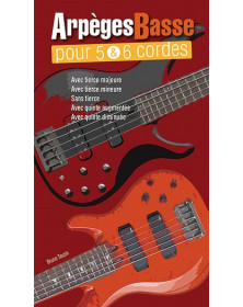 3555111003848 MUSMF0384  Arpeges Basse Pour 5 & 6 Cordes Guitare basse Play Music France
